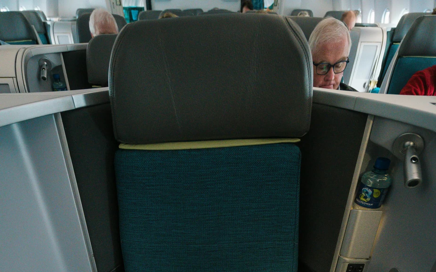 An airline-branded lounge running on Purple WiFi