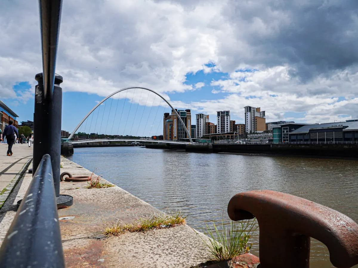 Newcastle quayside along the River Tyne