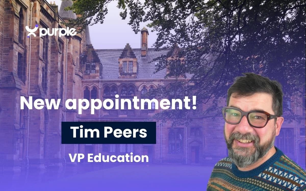 Tim Peers, VP Education at Purple