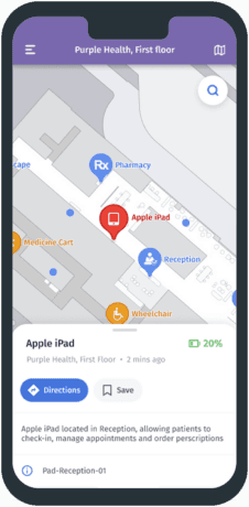 suivi des actifs pour les appareils du site