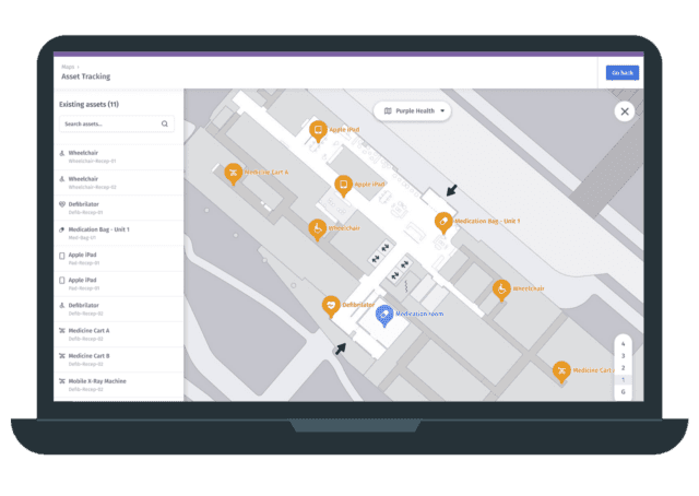 suivi des actifs existants sur ordinateur portable