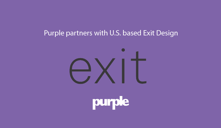 Purple মার্কিন যুক্তরাষ্ট্র ভিত্তিক Exit Design-এর সাথে অংশীদারিত্ব করেছে