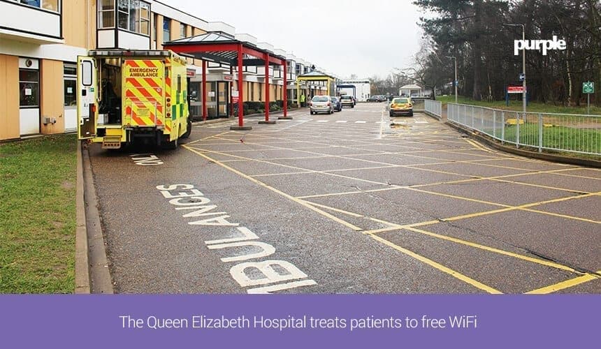 El Hospital Queen Elizabeth ofrece WiFi gratuito a sus pacientes