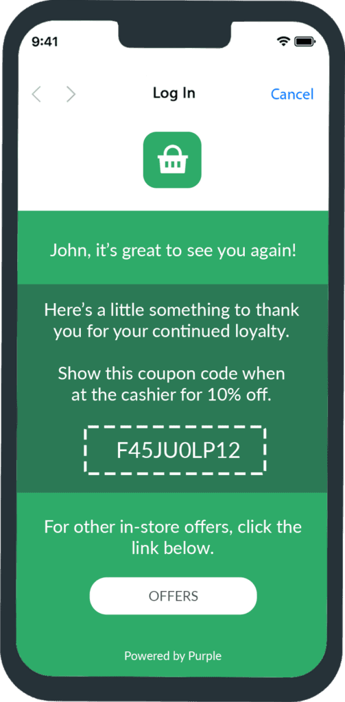 cupão de ofertas de retalho 2