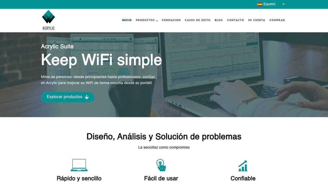 Acrylic Wi‑Fi Analyzer (Tarlogic)