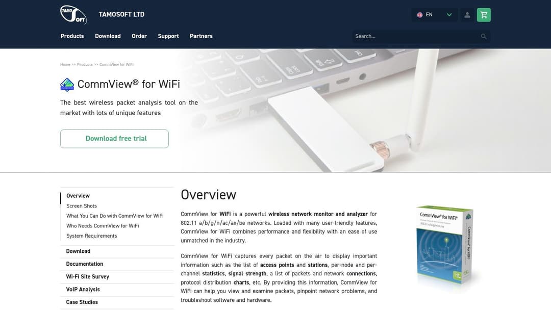 CommView for WiFi (TamoSoft)