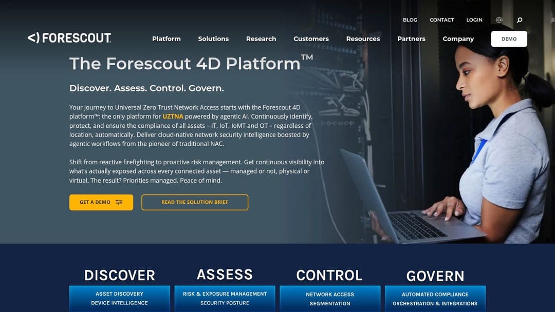 Forescout Platform (capacidad NAC)