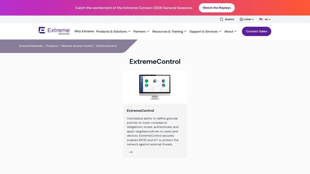 Extreme Networks ExtremeControl