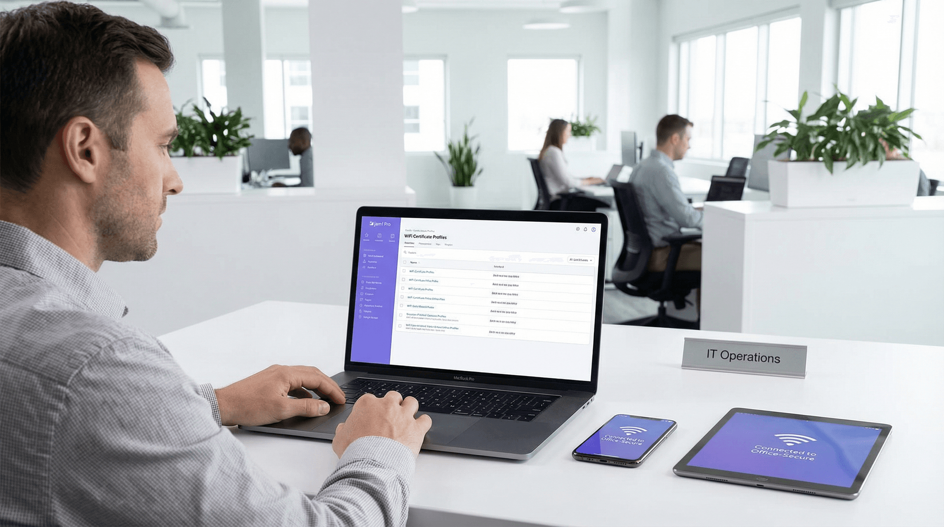 Jamf and RADIUS: Certificate-Based WiFi Authentication for Apple Device Fleets