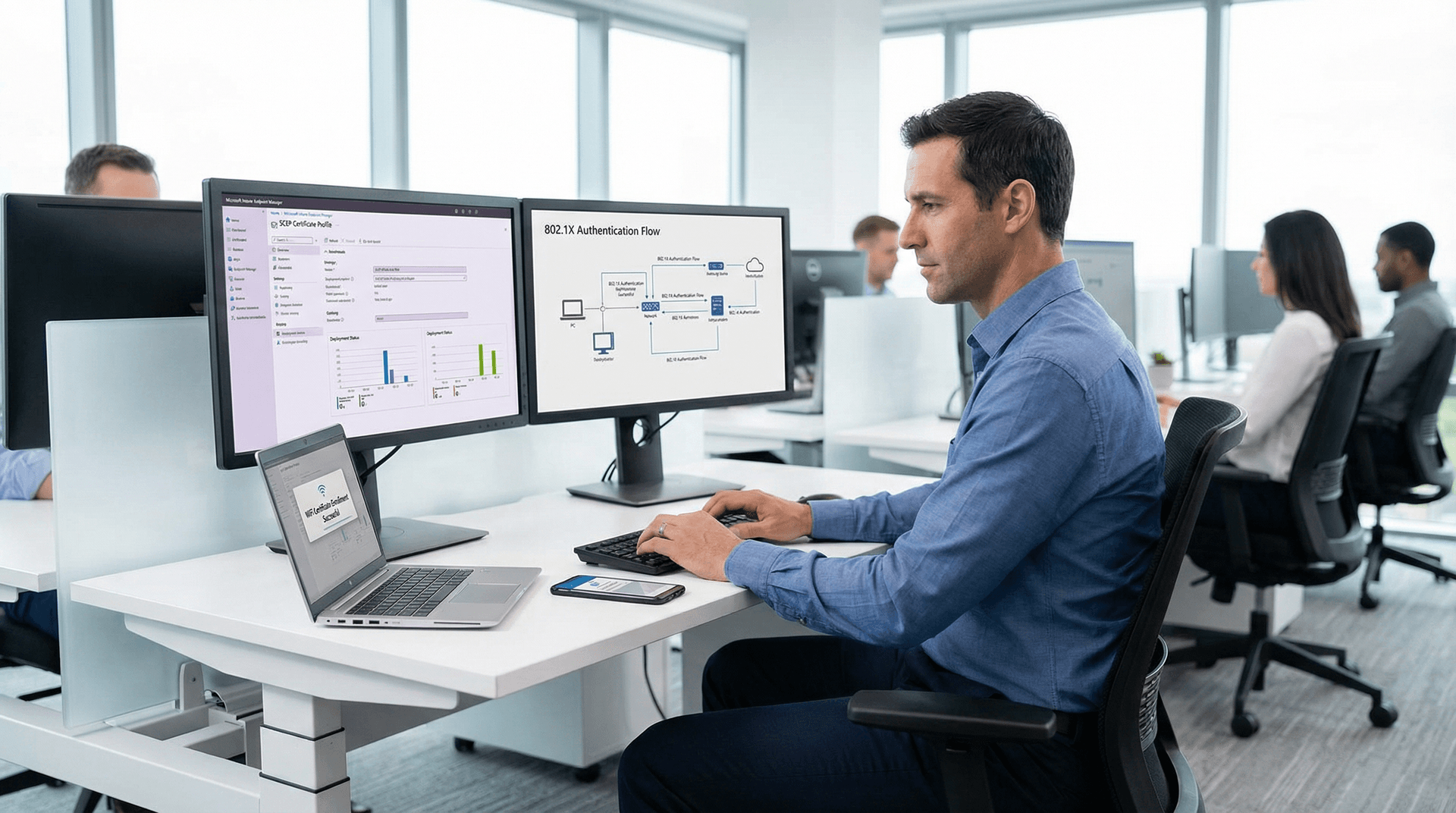 Microsoft Intune WiFi Certificate Deployment via SCEP and PKCS