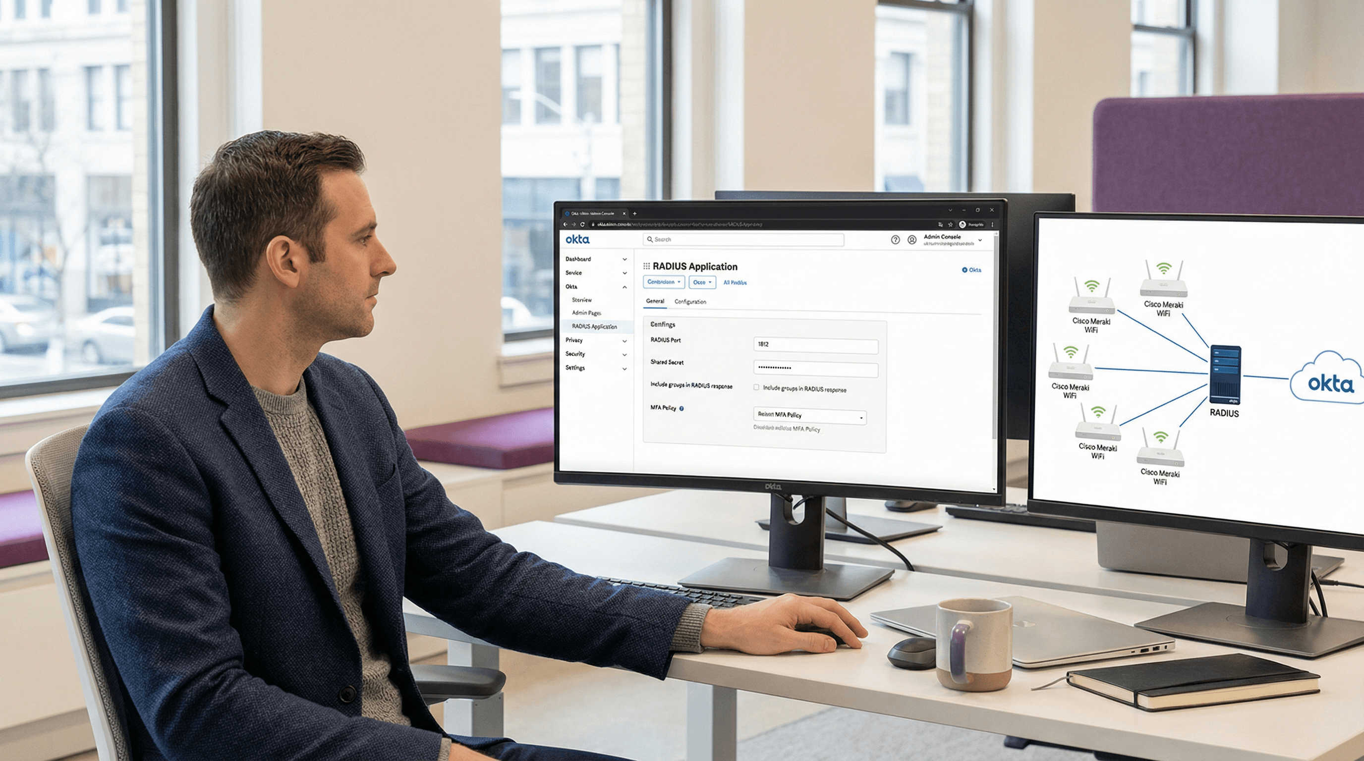 Okta und RADIUS: Erweiterung Ihres Identity Providers auf die WiFi-Authentifizierung