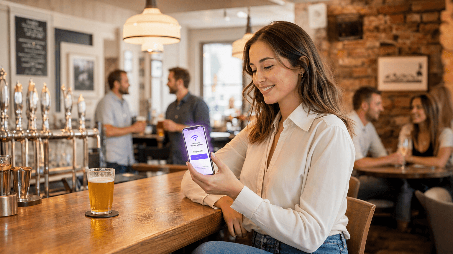 WiFi para bares y pubs: Guía completa de configuración y marketing