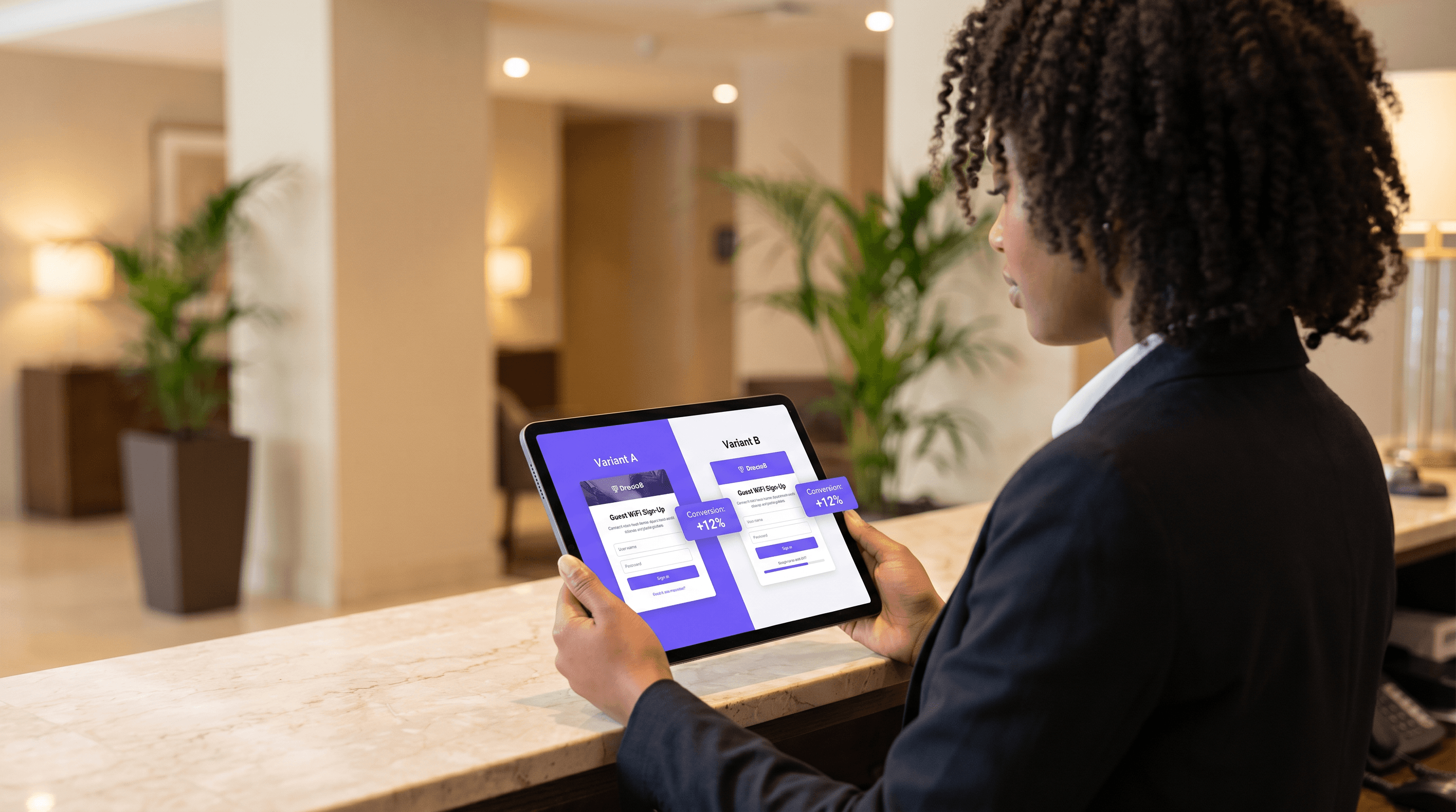 A/B Testing Captive Portal Designs for Higher Sign-Up Conversion