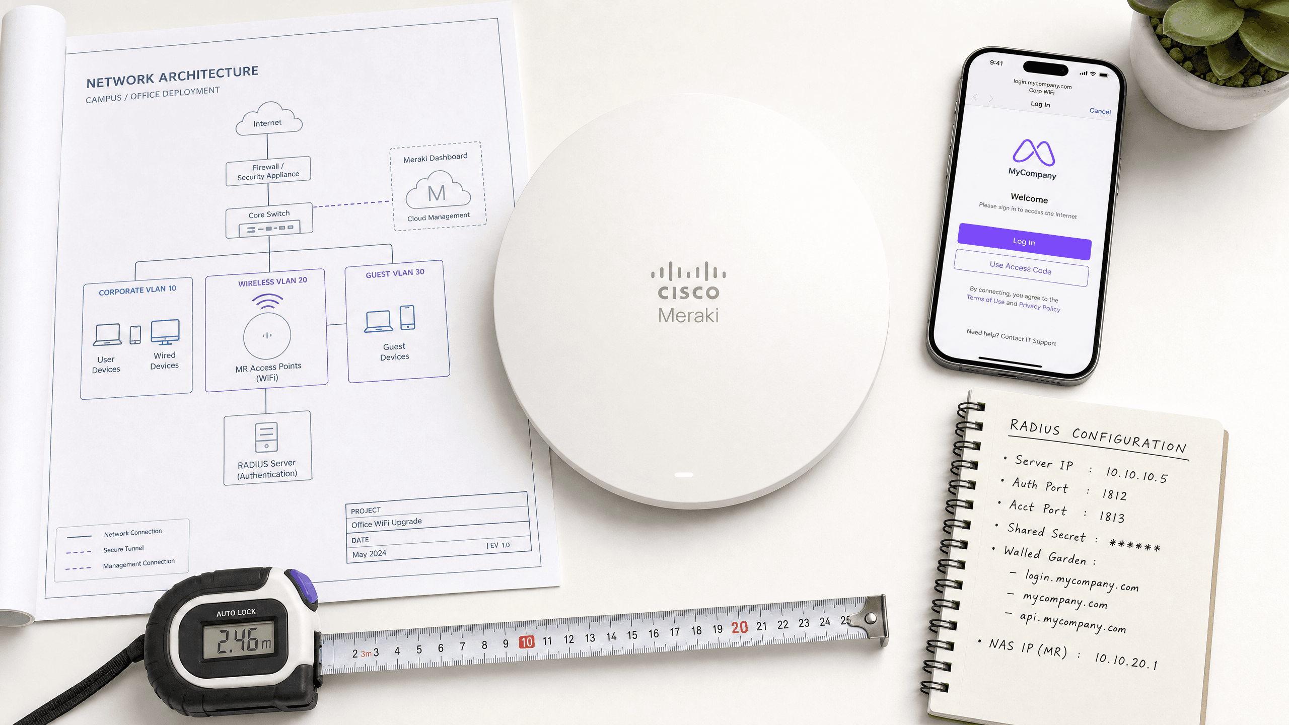 Cisco Meraki साठी Captive Portal