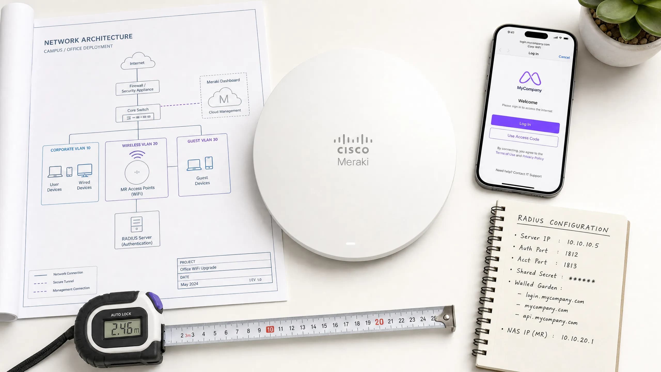 Captive Portal for Cisco Meraki