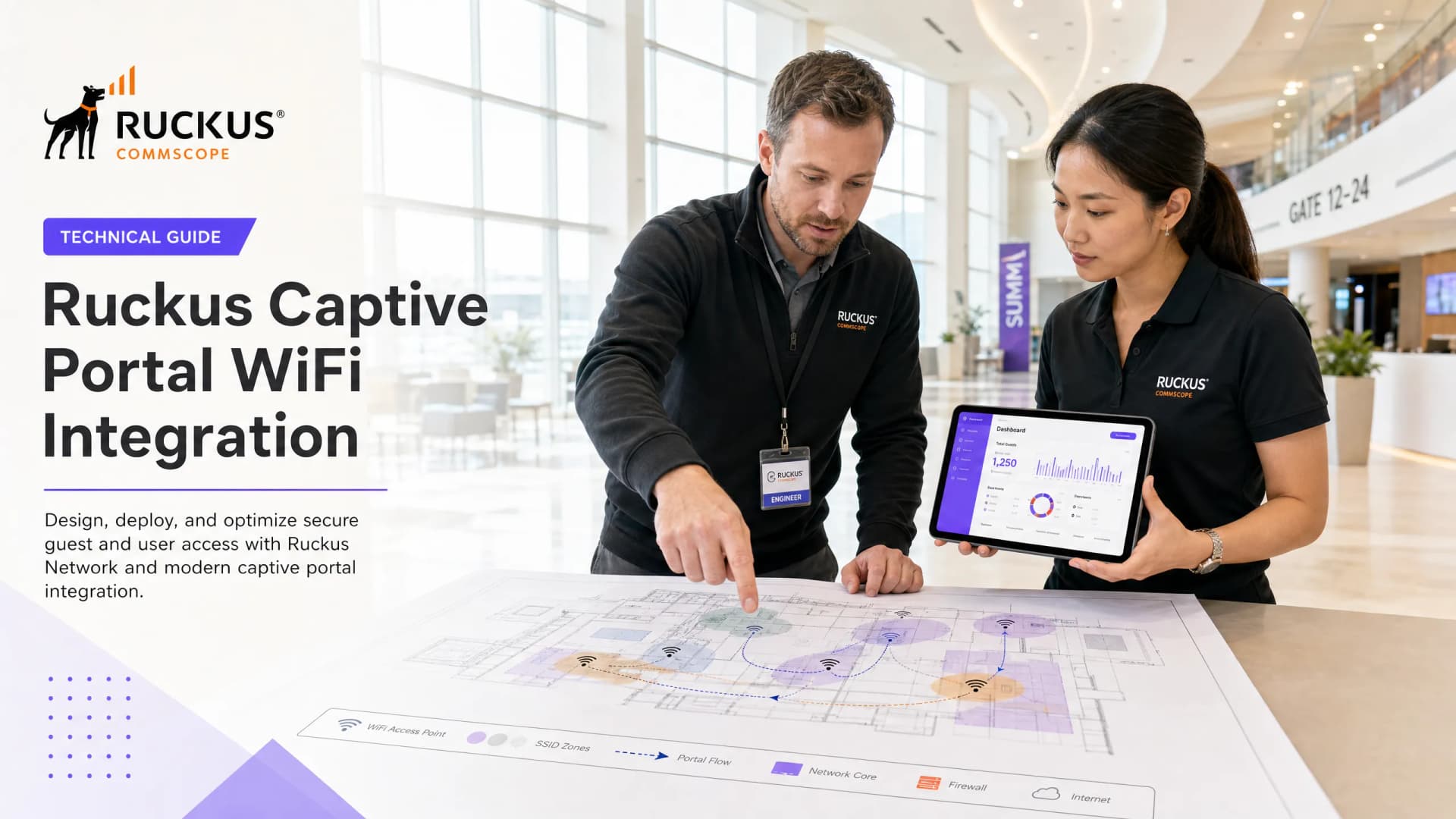 Ruckus Cloud 的 Captive Portal:使用 Purple 访客 WiFi 进行设置