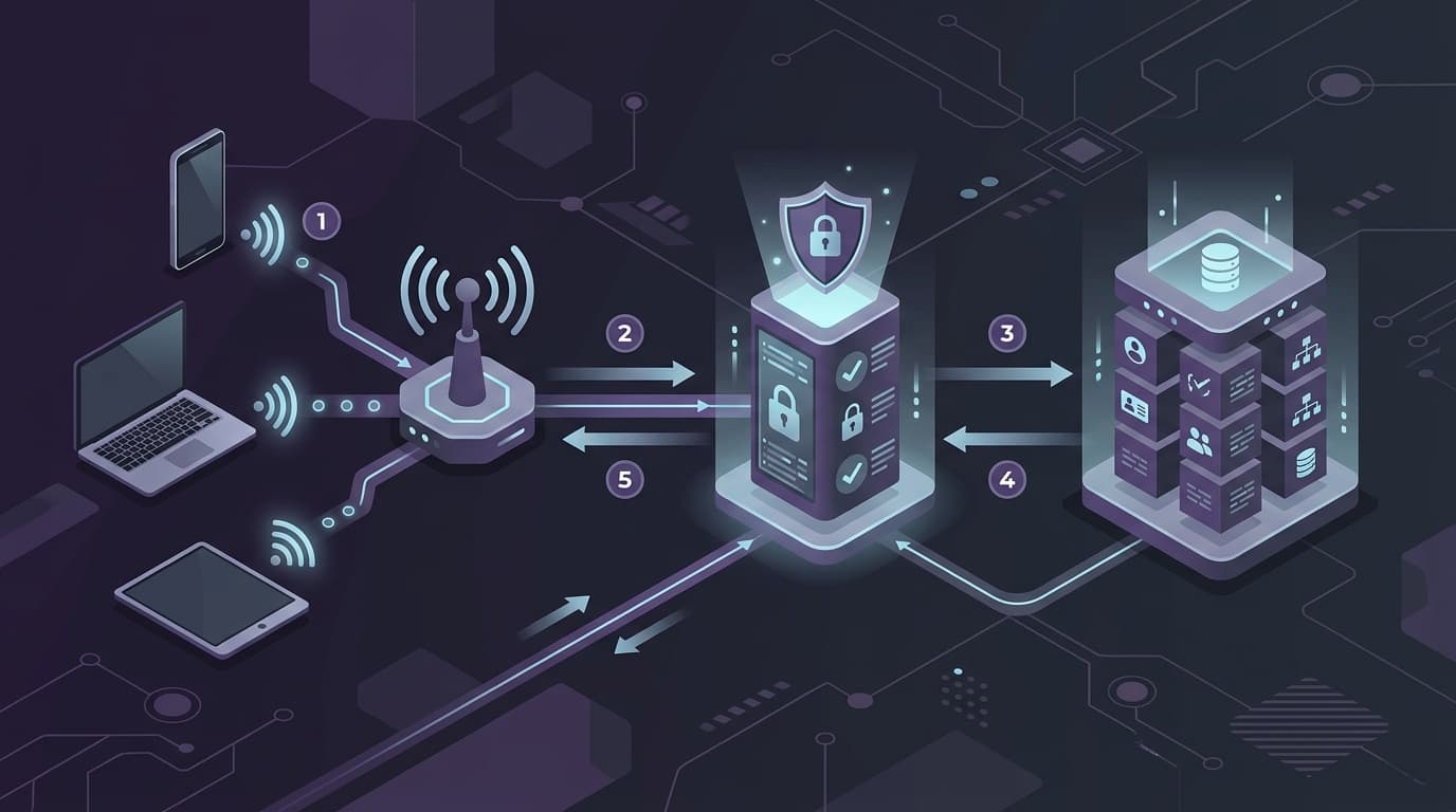Configuring RADIUS Authentication for Guest and Staff WiFi Networks