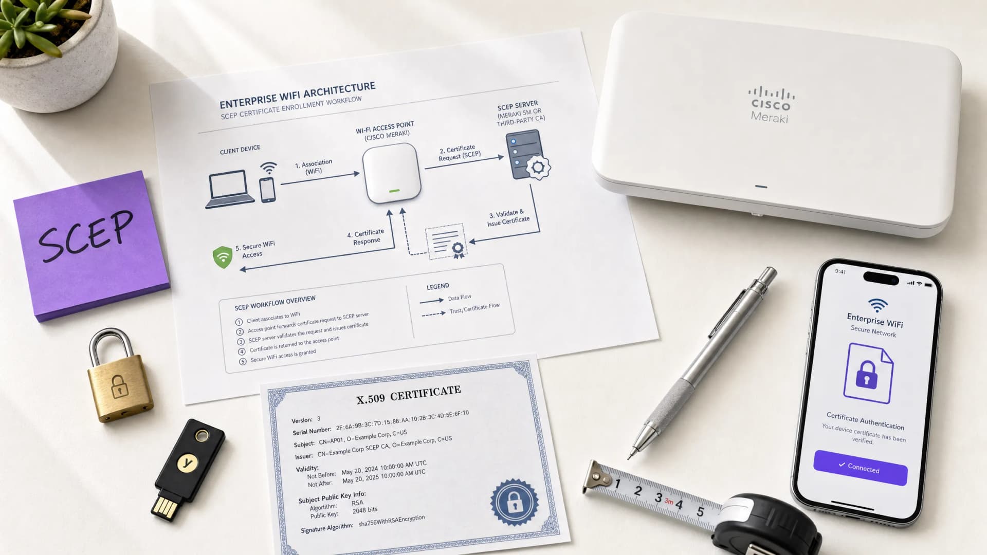 如何实施 SCEP 以实现自动化 WiFi 证书注册