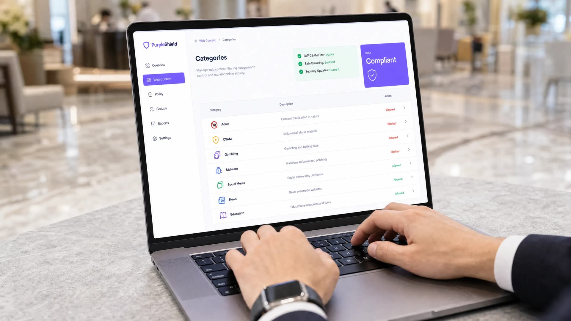 英国公共 WiFi 网络的 IWF 合规性