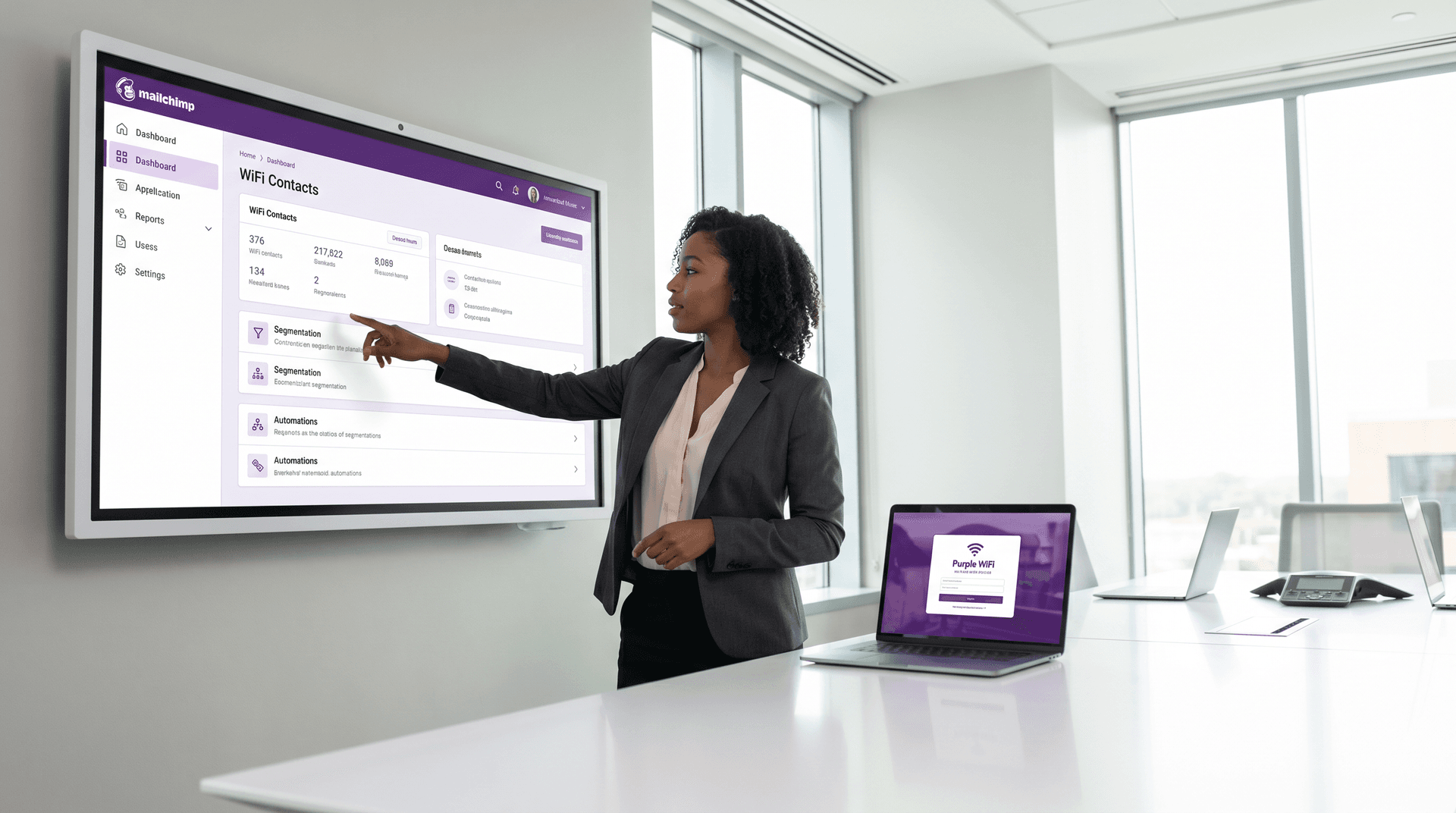 Mailchimp Plus Purple: Automated Email Marketing from WiFi Sign-Ups