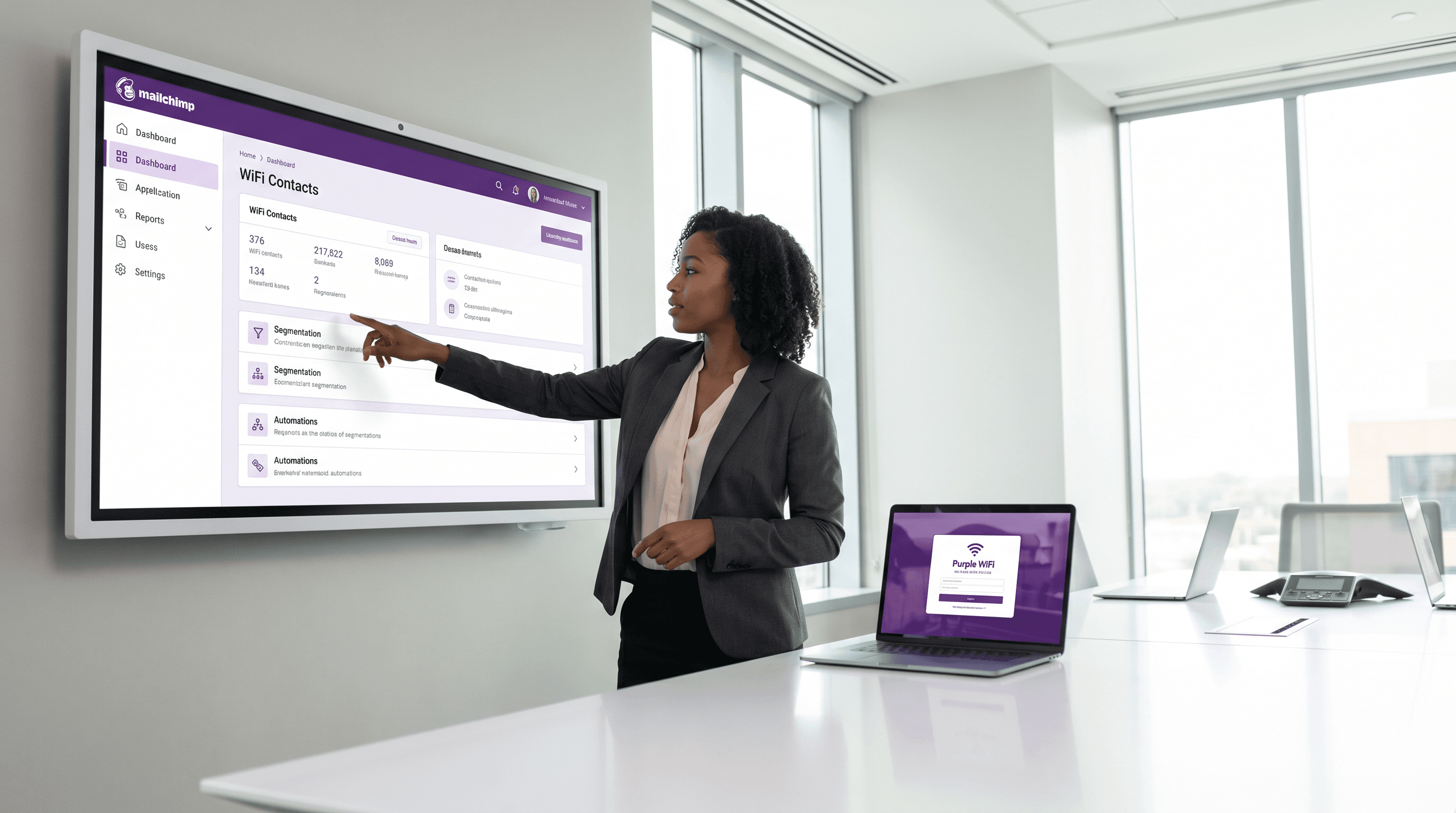 Mailchimp Plus Purple: Automated Email Marketing from WiFi Sign-Ups