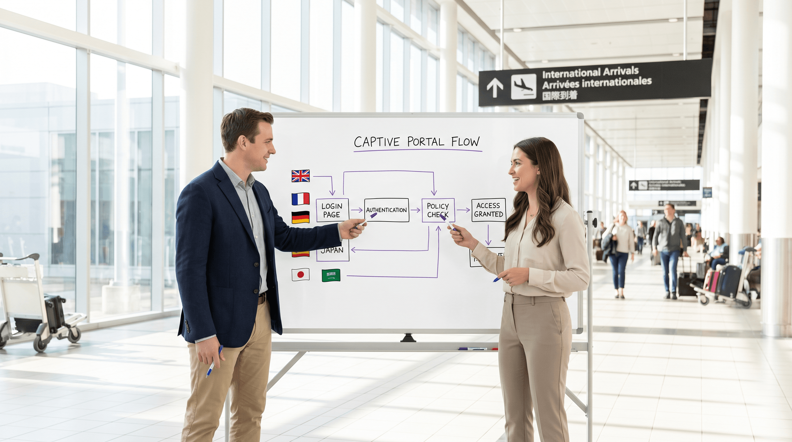 Multi-Language Captive Portals: Best Practices for International Venues