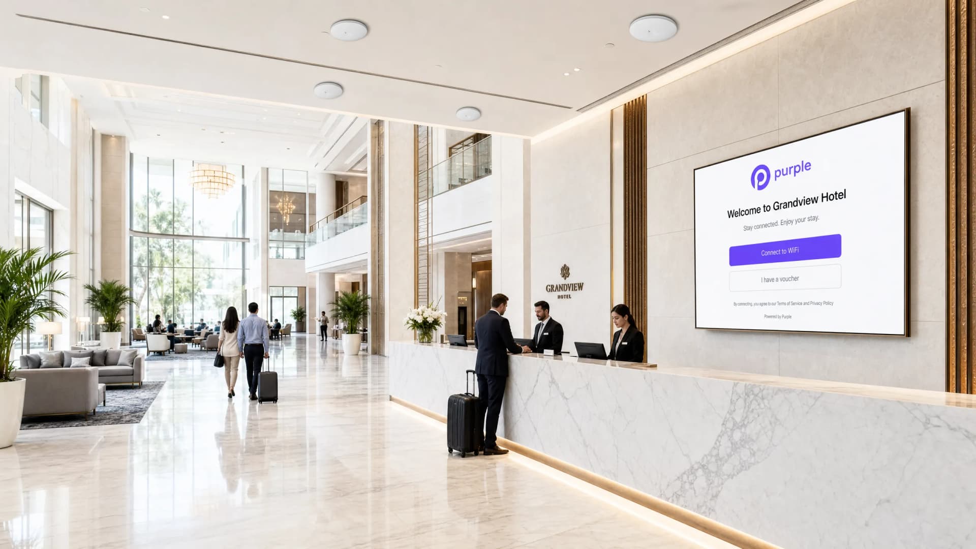 NETGEAR Enterprise AP与访客WiFi:使用Purple设置Captive Portal