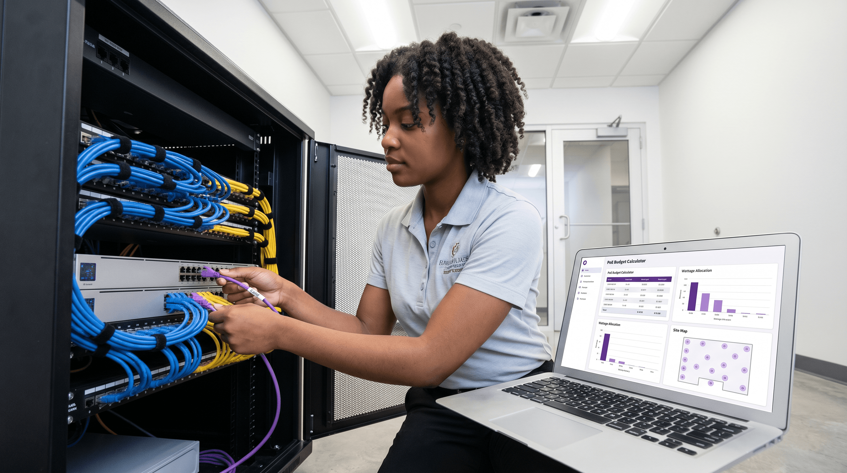 PoE Budget Planning for Multi-Site WiFi Deployments