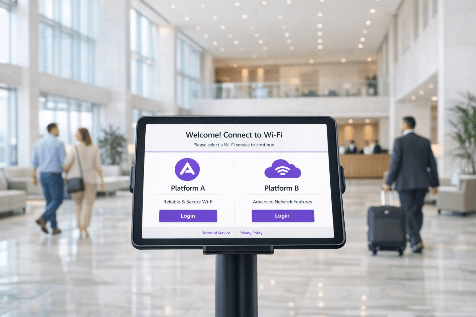 Purple vs Tanaza: Plateformes de Captive Portal comparées