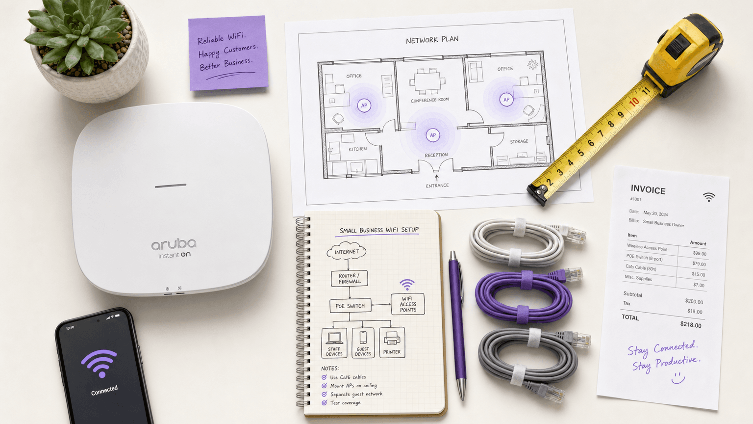 WiFi per piccole imprese: come configurare correttamente senza sforare il budget