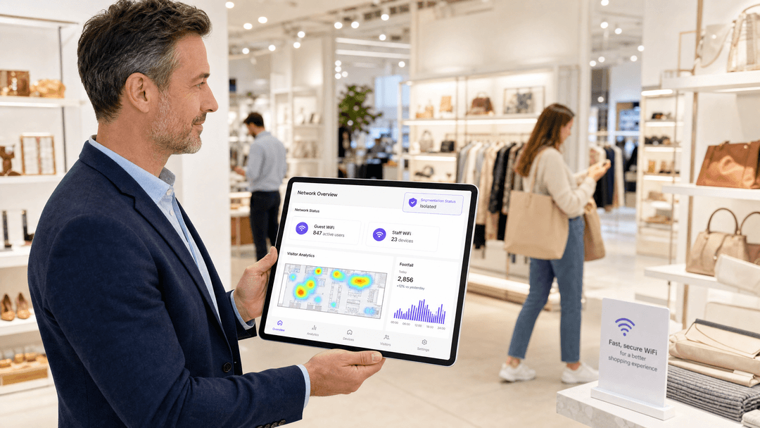 Staff WiFi vs. Guest WiFi: Corporate Network Segmentation साठी सर्वोत्तम पद्धती - retail deployment scenario