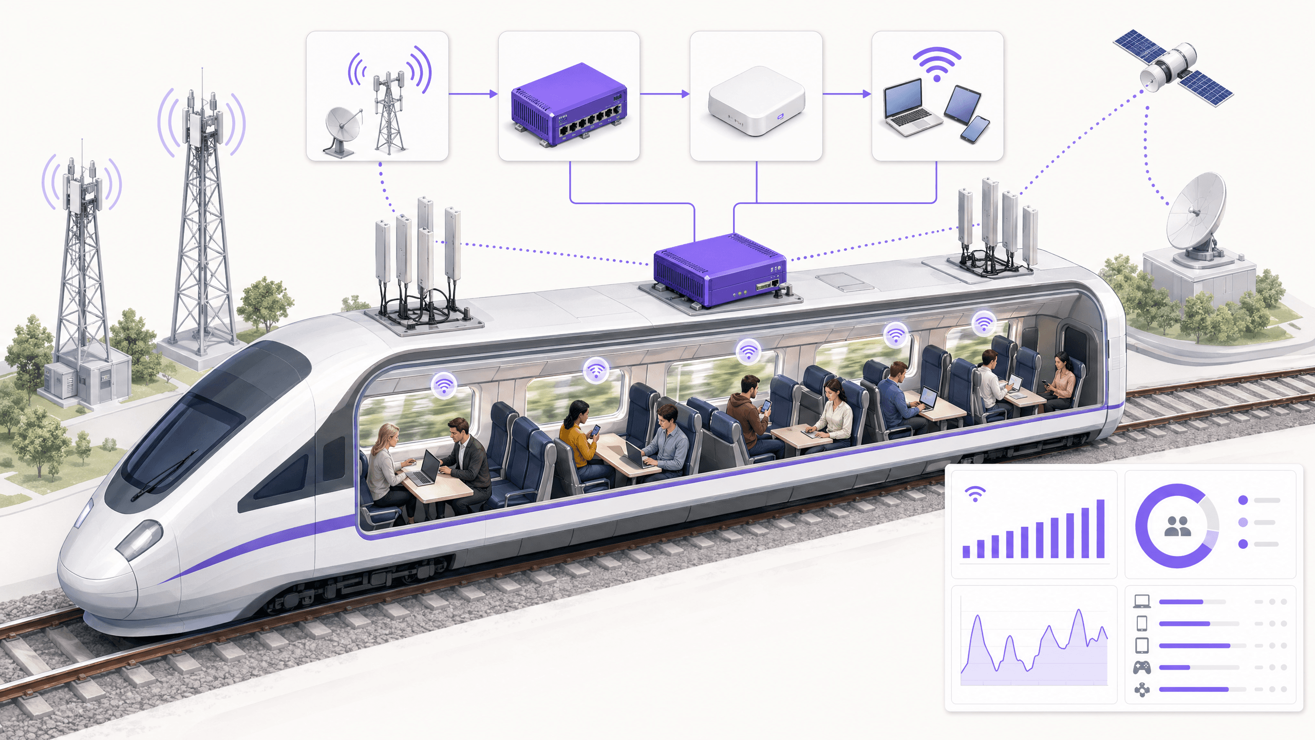 Train WiFi: La Guía Completa para Operadores Ferroviarios y Pasajeros