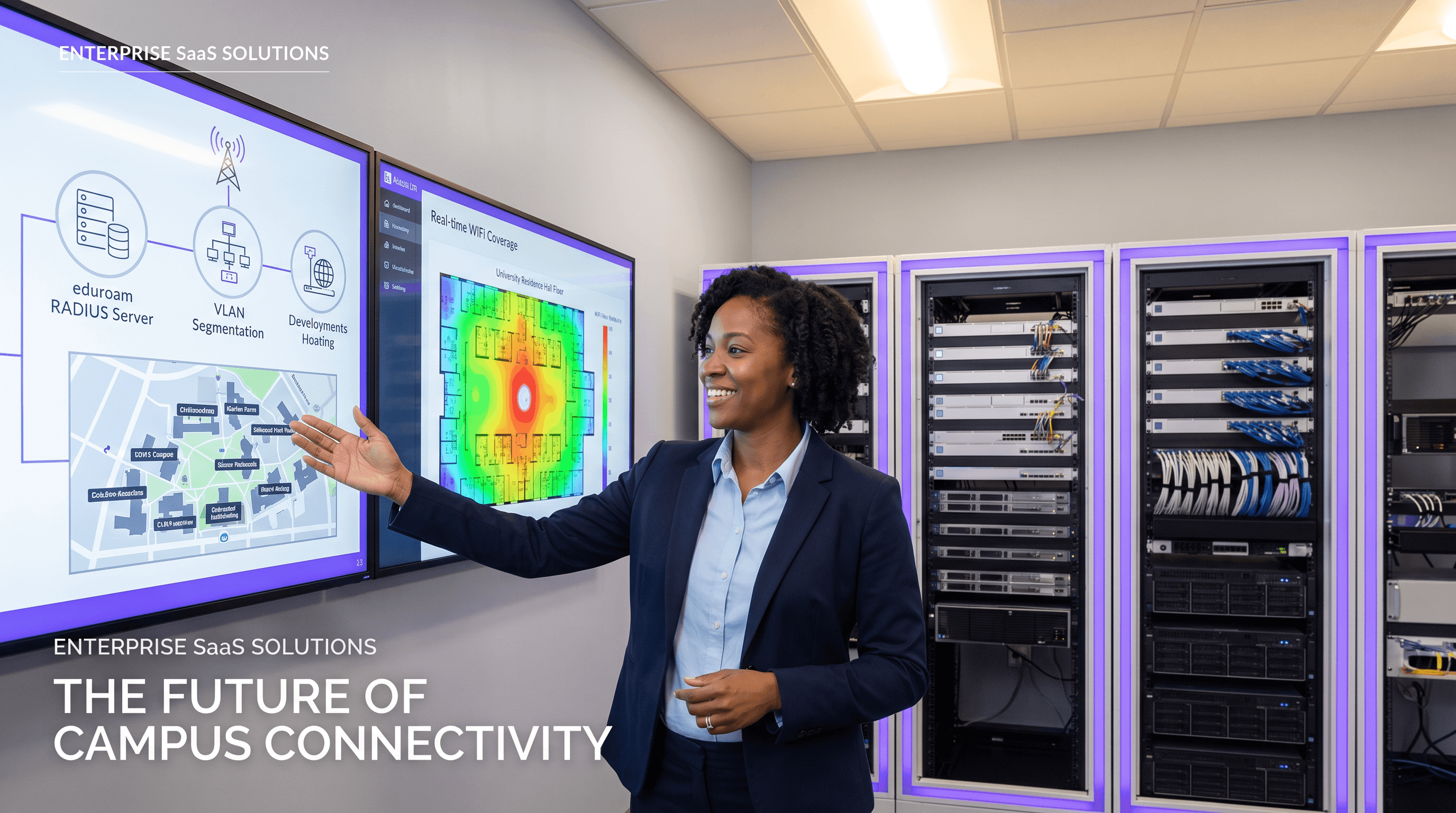 University Campus WiFi: eduroam, Residence Halls, and BYOD at Scale