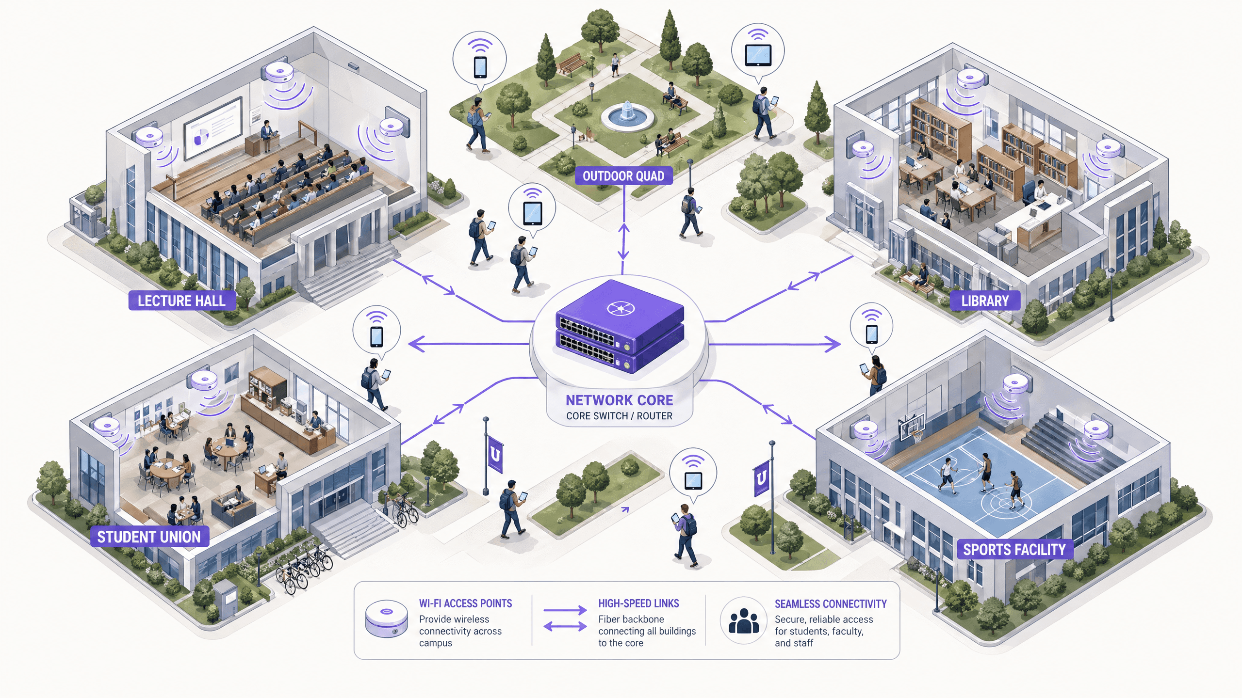 大学WiFi:如何构建校园无线网络