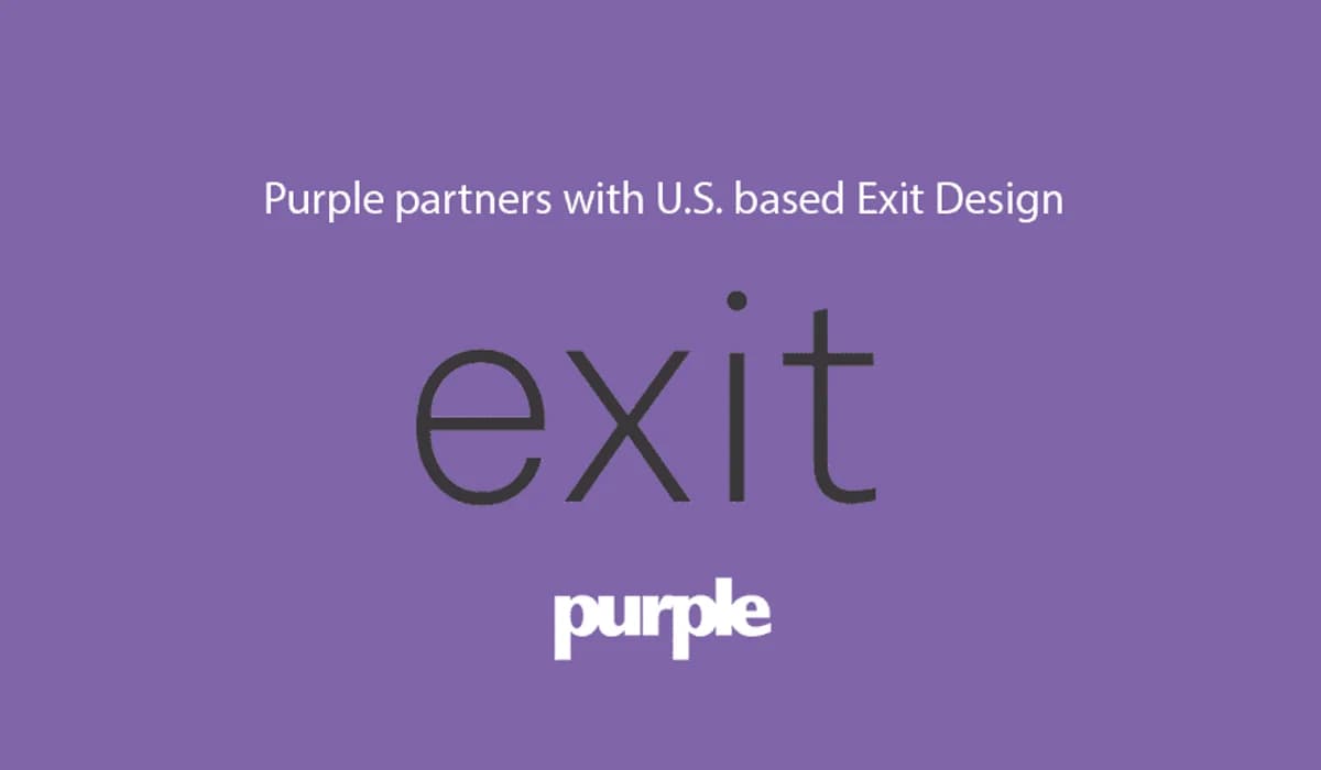 Purple partners with US-based Exit Design