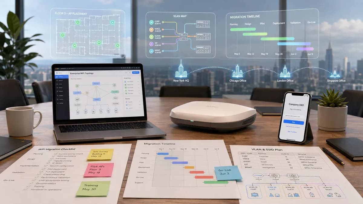 Migration Planning for Enterprise WiFi Networks